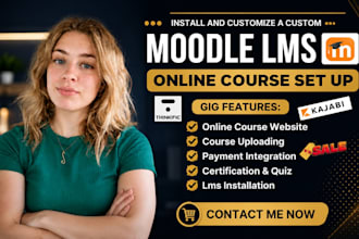 install, customize, and fix your moodle lms website in 24hours