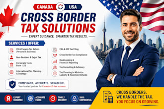 do US and canada cross border tax filing, planning, and consultation