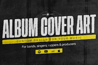 design a single or album cover for your music release