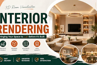 create interior rendering 3d interior design and room visualization