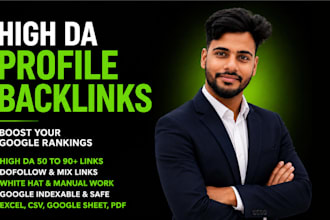 do high da profile backlinks with dofollow link building