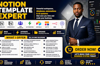 create notion template, workspace, crm database automation airtable softr n8n ai