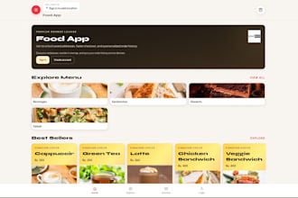 build a complete restaurant ordering system mobile app