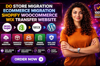 do store migration ecommerce migration shopify woocommerce wix transfer website
