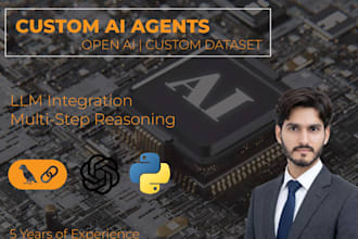 develop custom langchain ai agents and rag openai