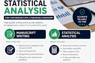 do statistical data analysis and help improve research methodology