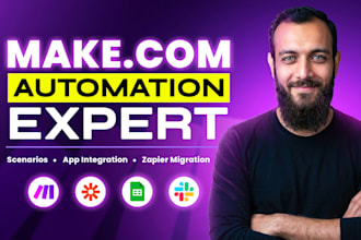build make automation scenarios and zapier workflows