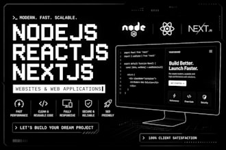 create websites by nextjs nodejs reactjs tailwindcss