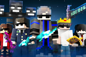 make stunning minecraft thumbnails for gaming channels