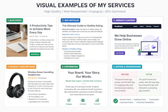 be your freelance content writer and copywriter