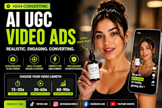 create ai ugc video ads for tiktok and meta ads
