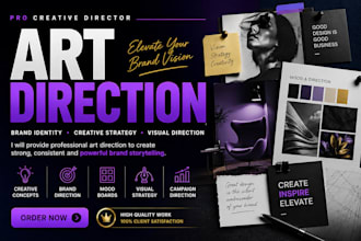 provide professional art direction for branding and creative projects
