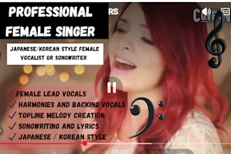 be female singer japanese singer korean singer kpop vocals pop singer songwriter