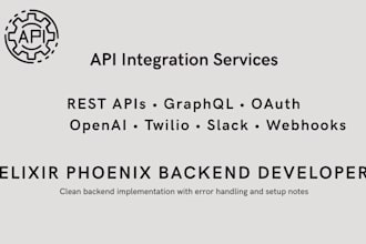 integrate third party apis into your backend or web app