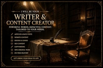 write engaging blog posts, scripts, and ai assisted content