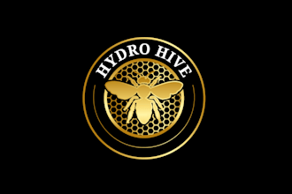 make a awesome creative honey bee logo design