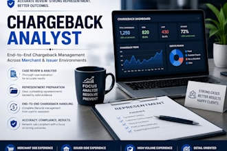 handle end to end chargebacks management