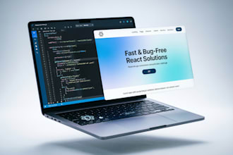 fix react next js bugs or build landing page sections