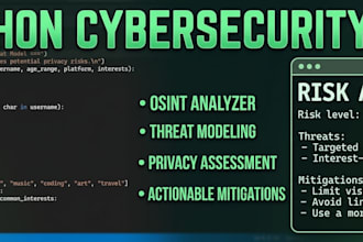 build custom python cybersecurity scripts
