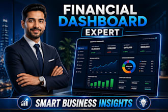 create a budget and KPI financial dashboard in excel and google sheets