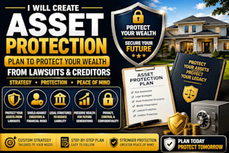 create asset protection plan to protect your wealth from lawsuits and creditors