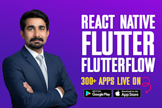 do ai mobile app development, react native, flutter and flutterflow app builder