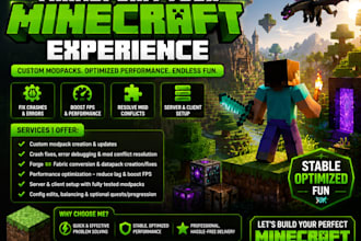 fix, optimize, convert minecraft modpacks, forge to fabric datapack solution