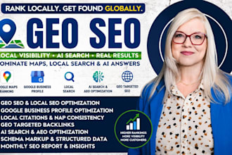 optimize monthly website GEO SEO aeo local and off page backlink building