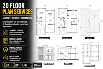 create professional architectural plans and cad drawings