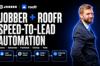 jobber roofr speed to lead automation notion salesmate freshdesk clickup trello