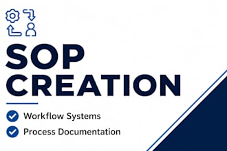create professional sops and workflow documentation