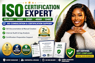 do iso documentation and audit support for certification
