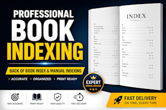 format a back of book index for KDP print and nonfiction books