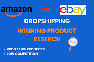 find profitable products to sell on ebay via amazon dropshipping