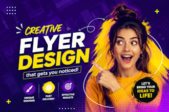 design a professional flyer for your business and services