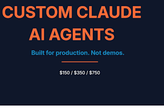 build a custom claude ai agent for your business workflow