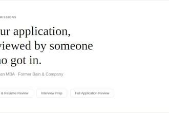 help you nail your MBA applications and interviews