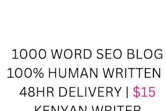 write a 1000 word SEO blog post that ranks on google