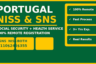 register your niss and sns in portugal
