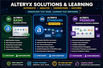 create, automate, and teach alteryx workflows professionally