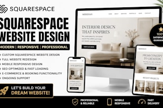 design squarespace business website that sells for you
