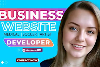 develop medical website soccer or artist website health web redesign artist web