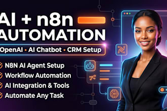 do n8n ai agent n8n automation  n8n workflow n8n expert n8n api integration crm