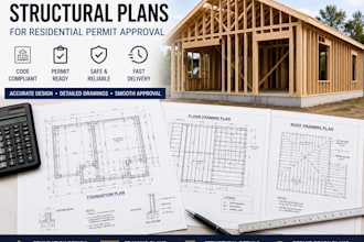 design foundation and framing plans for building permits