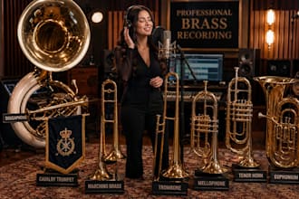 record super quality cavalry trumpet and powerful marching brass