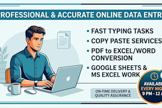 do fast data entry and manual typing work
