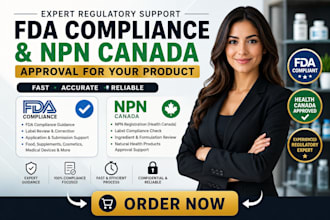 get your npn canada approval and handle fda compliance fast