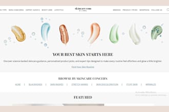 do skincare website beauty website skincare shopify cosmetics website lipstick