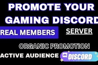 do discord server promotion, discord, minecraft, fivem promotion, server growth