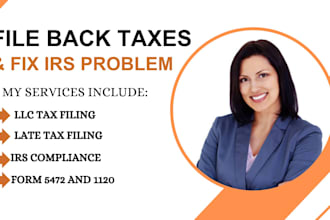 file 5472 and 1120 for foreign owned llc and irs compliance